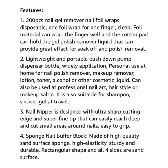 200+ Piece Manicure Kit NEW - Picture 5 of 11